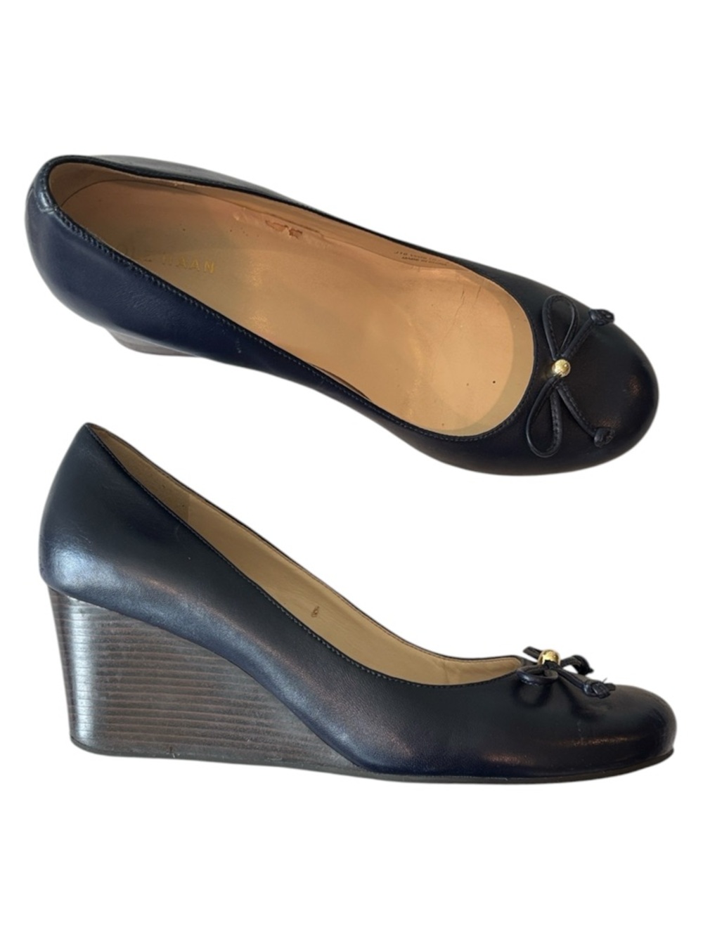 Cole Haan Women's Elsie LCE Wedge 65 mmII in marine blue size 8.5